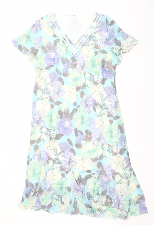 Debenhams Women’s Multicoloured Floral Shift Dress Size 16