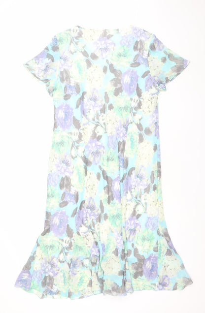 Debenhams Women’s Multicoloured Floral Shift Dress Size 16