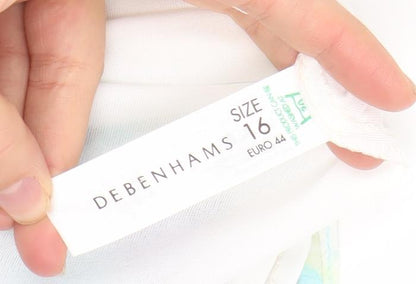 Debenhams Women’s Multicoloured Floral Shift Dress Size 16