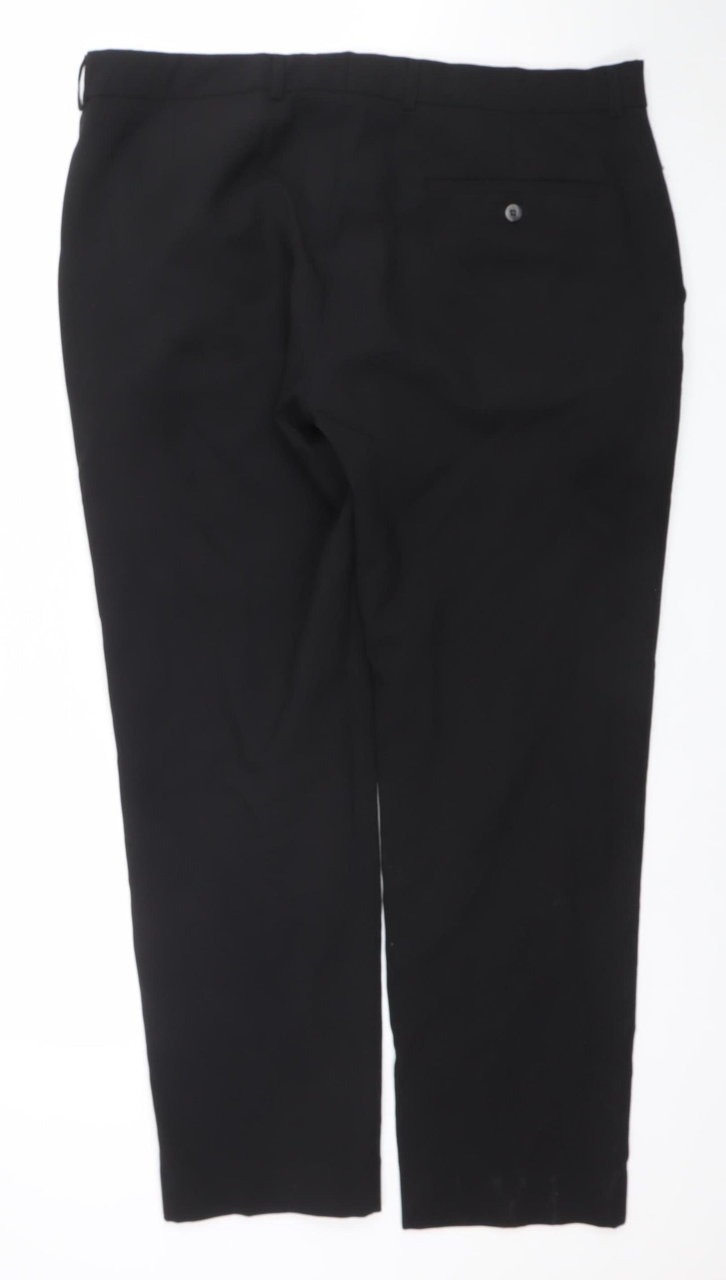 St. Bernard for Dunnes Stores Men's Black 38in Regular Fit Dress Pants