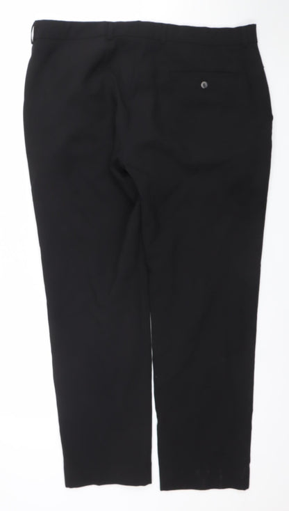 St. Bernard for Dunnes Stores Men's Black 38in Regular Fit Dress Pants