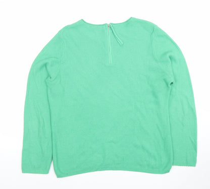 Womens UK Size 12 Rabe Green Pullover Jumper