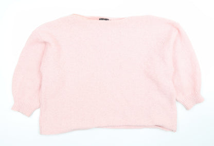 Womens UK Size 10 Wallis Pink Pullover Jumper