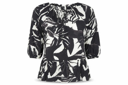 H&M Women’s Black Floral Viscose Short Dress Size XL Lightweight Summer Style