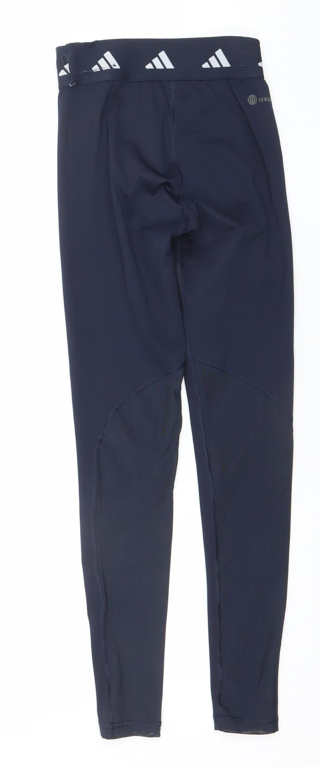 Womens UK Size XS adidas Athletic Fit Leggings Blue Leggings