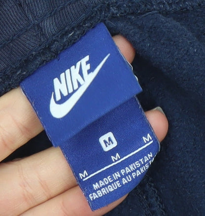 Mens UK Size M Nike Regular Fit Jogger Blue Trousers