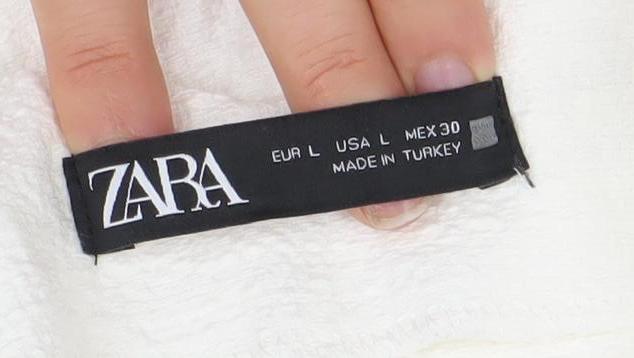 ZARA Women’s White Chino Shorts Size 12 Cotton Blend High Rise