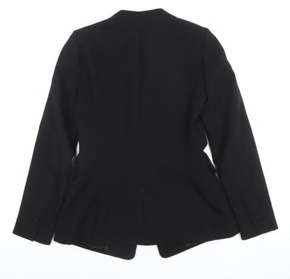 Womens UK Size S Zara Regular Black Blazer