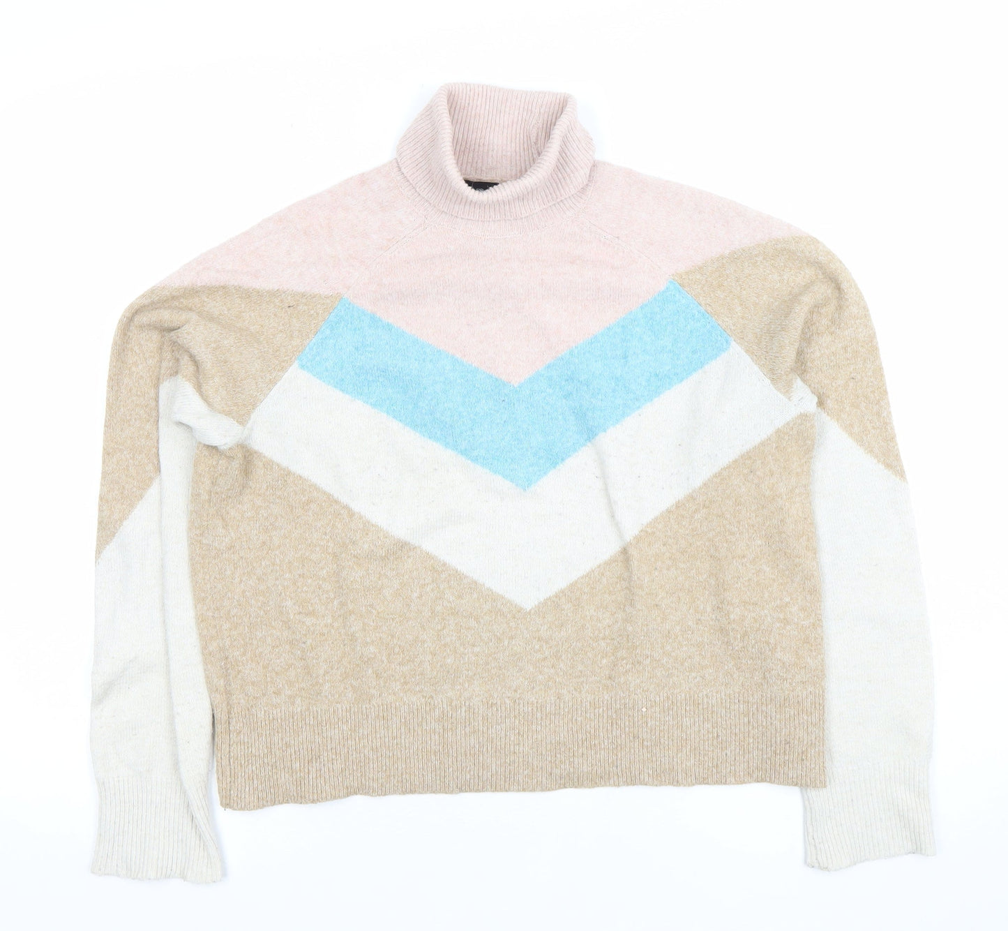 Womens UK Size S VERO MODA Beige Pullover Jumper