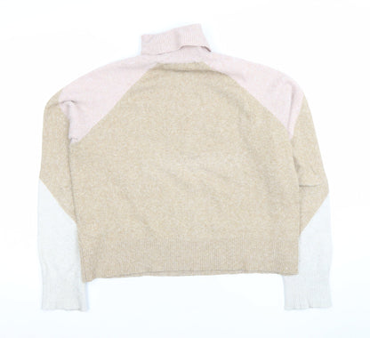 Womens UK Size S VERO MODA Beige Pullover Jumper