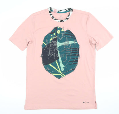 Boys UK Size 13-14 Years adidas Pink Basic T-Shirt