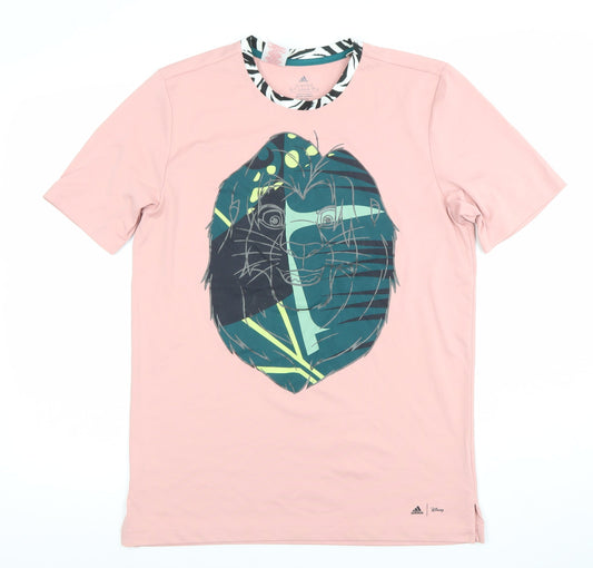 Boys UK Size 13-14 Years adidas Pink Basic T-Shirt