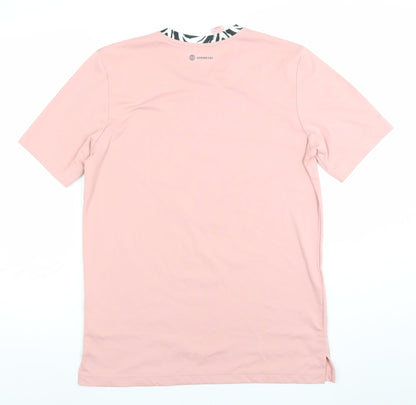 Boys UK Size 13-14 Years adidas Pink Basic T-Shirt