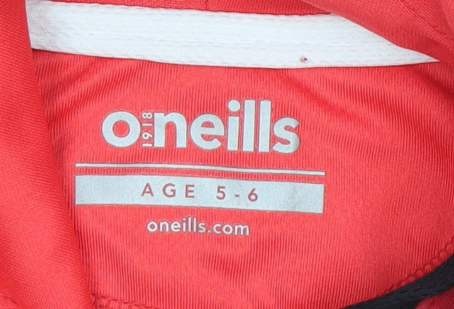 Boys UK Size 5-6 Years O’Neills Red Pullover Hoodie