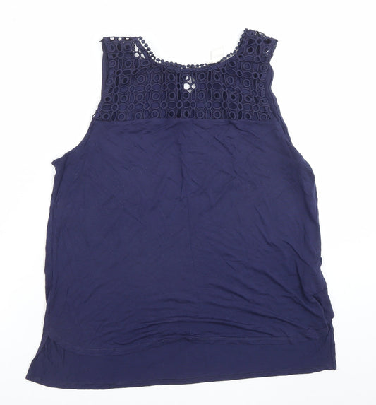 Womens UK Size L H&M Blue Camisole Blouse