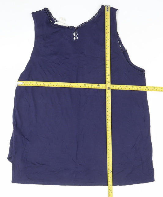 Womens UK Size L H&M Blue Camisole Blouse