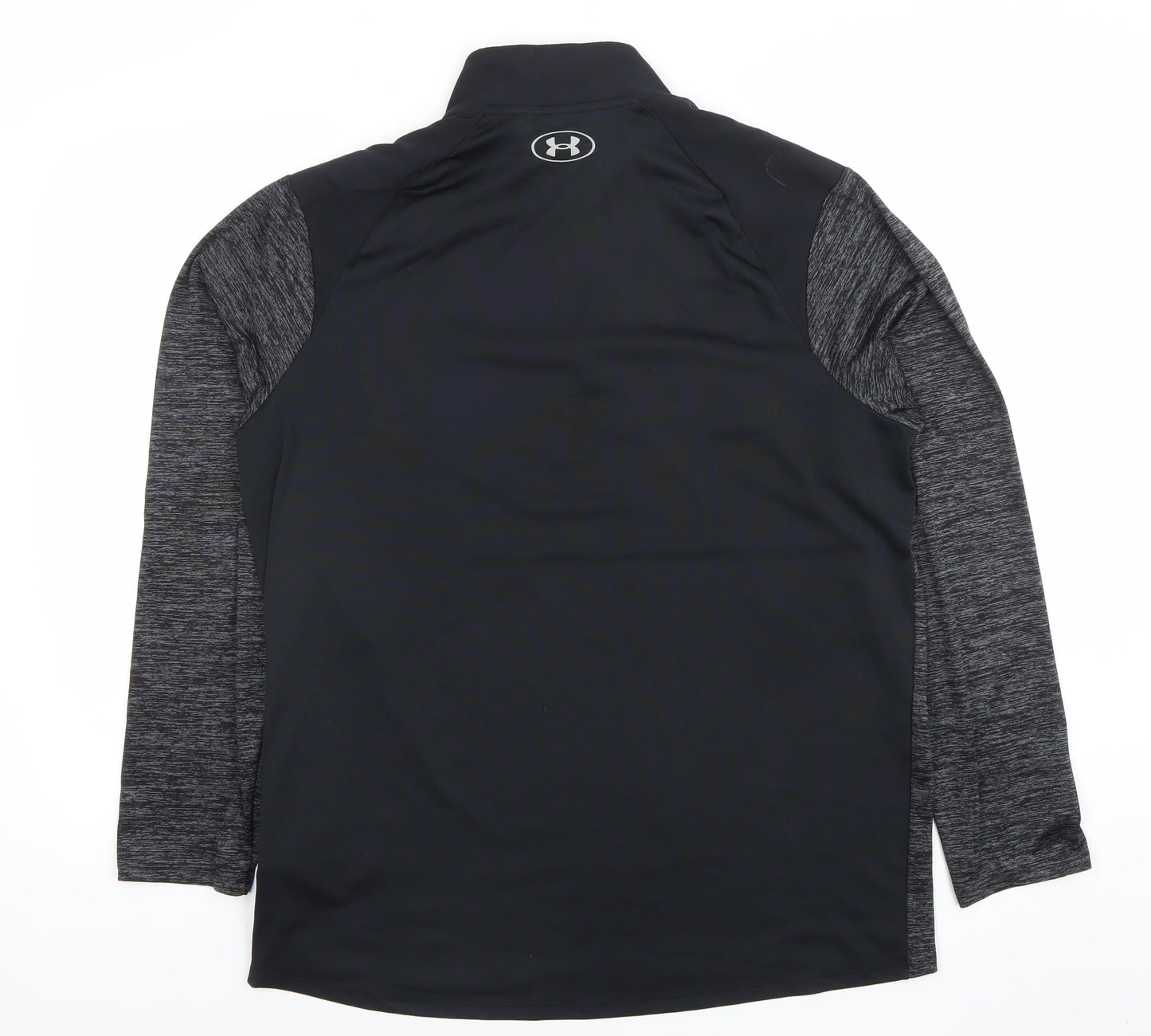 Under Armour Women’s Black Long Sleeve 1/4 Zip Running Top L Loose Fit