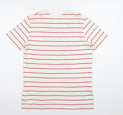 Boys UK Size 14-15 Years Penguin White Basic T-Shirt