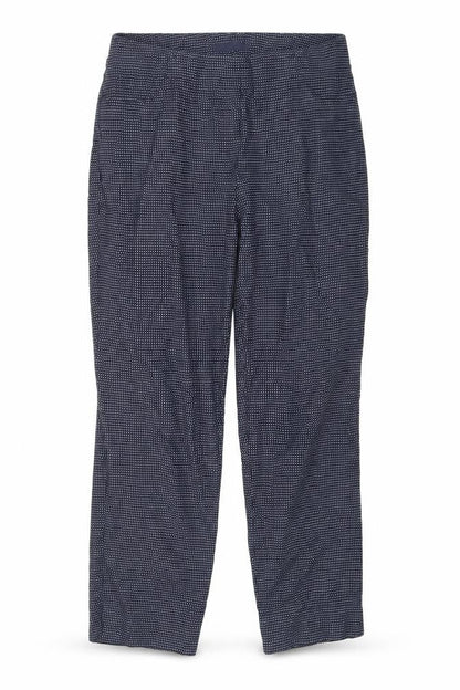 Womens UK Size 12 Stehmann Slim Fit Casual Workwear Travel Blue Trousers