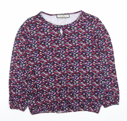 Womens UK Size 10 Grace Boutique Multicoloured Basic Blouse