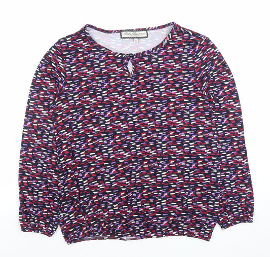 Womens UK Size 10 Grace Boutique Multicoloured Basic Blouse