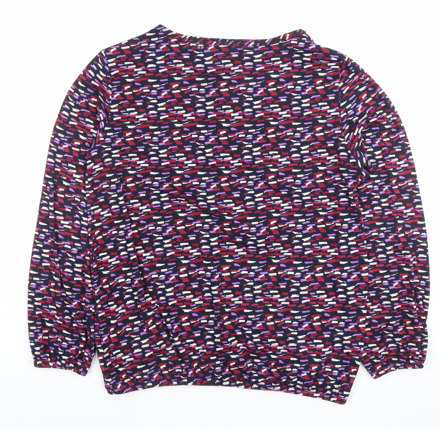 Womens UK Size 10 Grace Boutique Multicoloured Basic Blouse