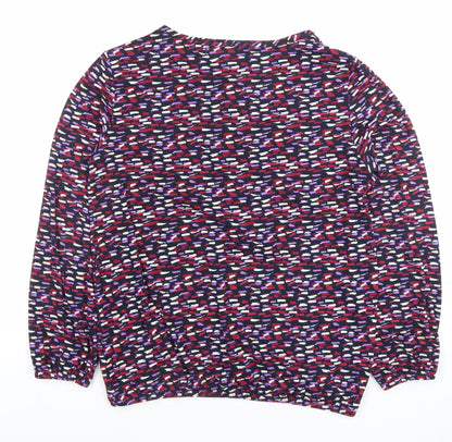 Womens UK Size 10 Grace Boutique Multicoloured Basic Blouse