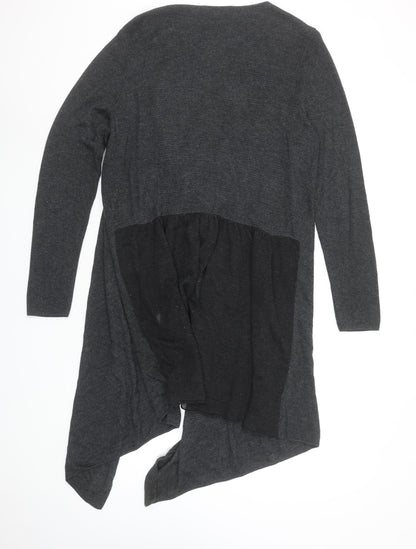 Womens UK Size S Maison de Nimes Grey Cardigan Jumper