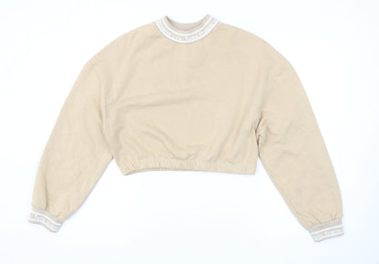 Womens UK Size M Urban Outfitters Beige Pullover Sweatshirt