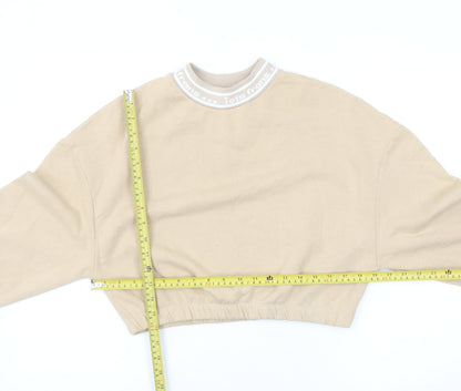 Womens UK Size M Urban Outfitters Beige Pullover Sweatshirt