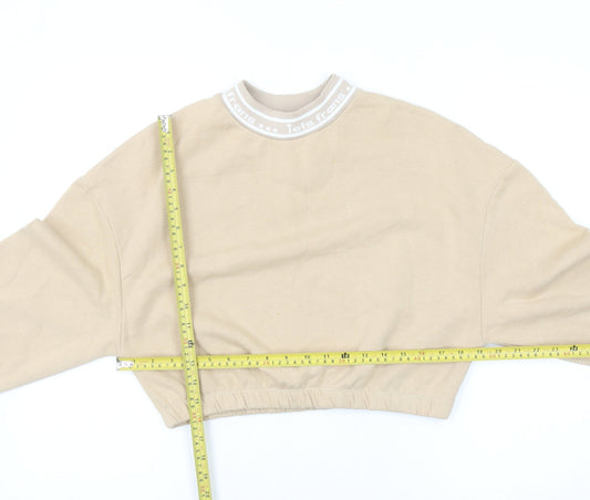 Womens UK Size M Urban Outfitters Beige Pullover Sweatshirt
