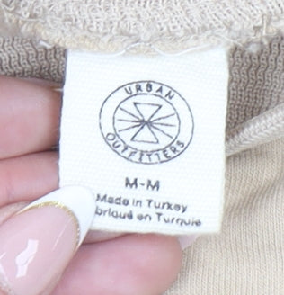 Womens UK Size M Urban Outfitters Beige Pullover Sweatshirt