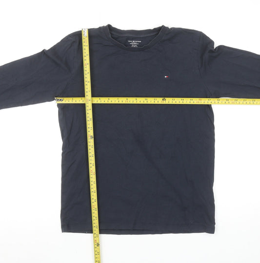 Boys UK Size 12-14 Years Tommy Hilfiger Blue Basic T-Shirt