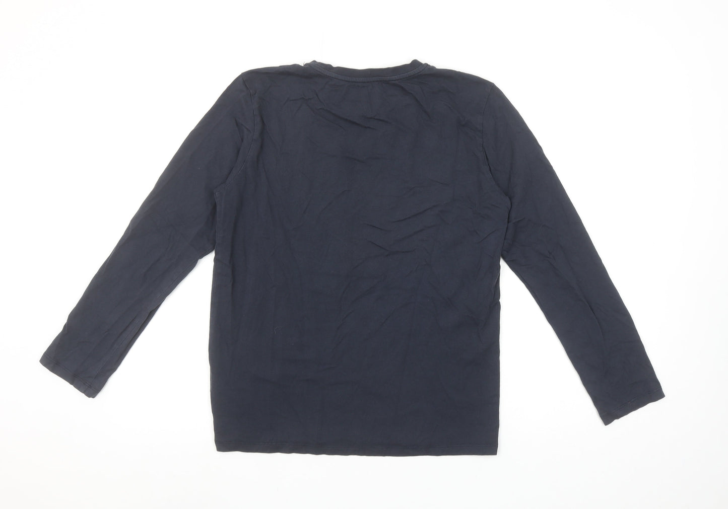 Boys UK Size 12-14 Years Tommy Hilfiger Blue Basic T-Shirt