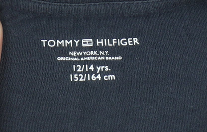 Boys UK Size 12-14 Years Tommy Hilfiger Blue Basic T-Shirt