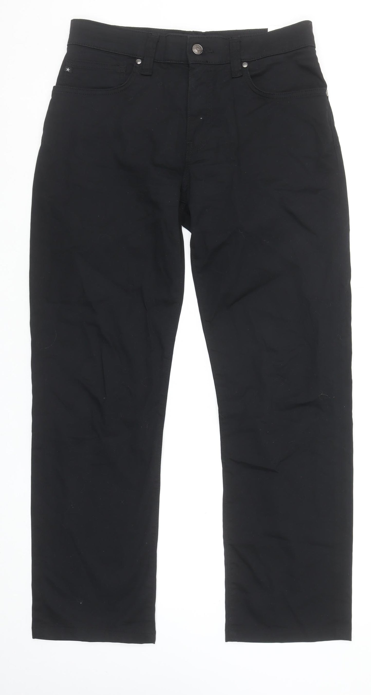 Big Star Men’s Black Slim Fit Cotton Stretch Chinos Size 31x32