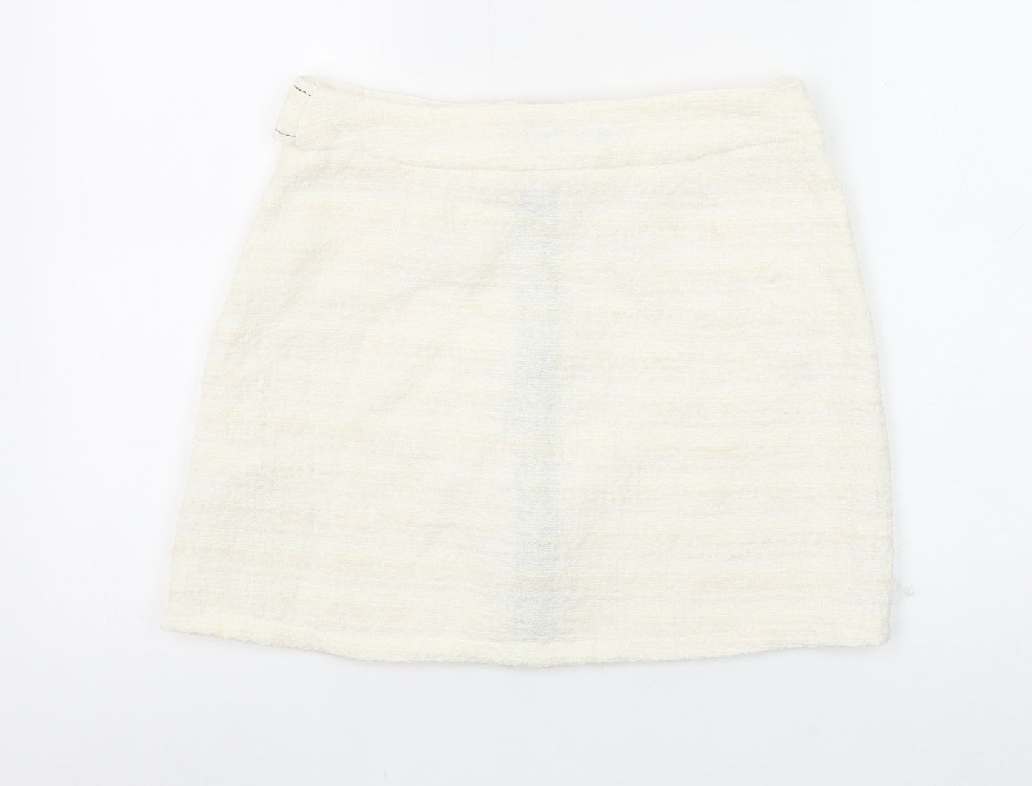 Womens UK Size 12 Zara Straight & Pencil Tweed Skirt