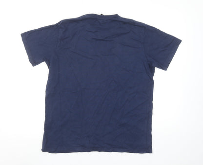 Mens UK Size S Nograd Blue  T-Shirt