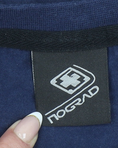 Mens UK Size S Nograd Blue  T-Shirt