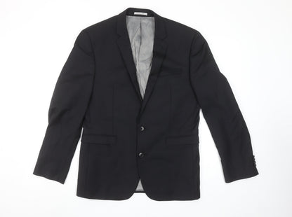 Mens UK Size 38 S NEXT Regular Black Suit Jacket