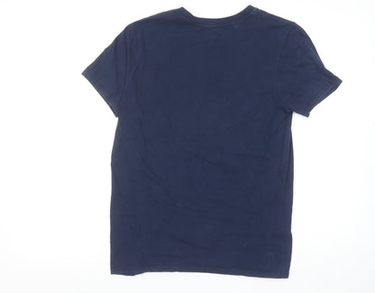 Womens UK Size S Bubba Gump Shrimp Co. Blue Basic T-Shirt