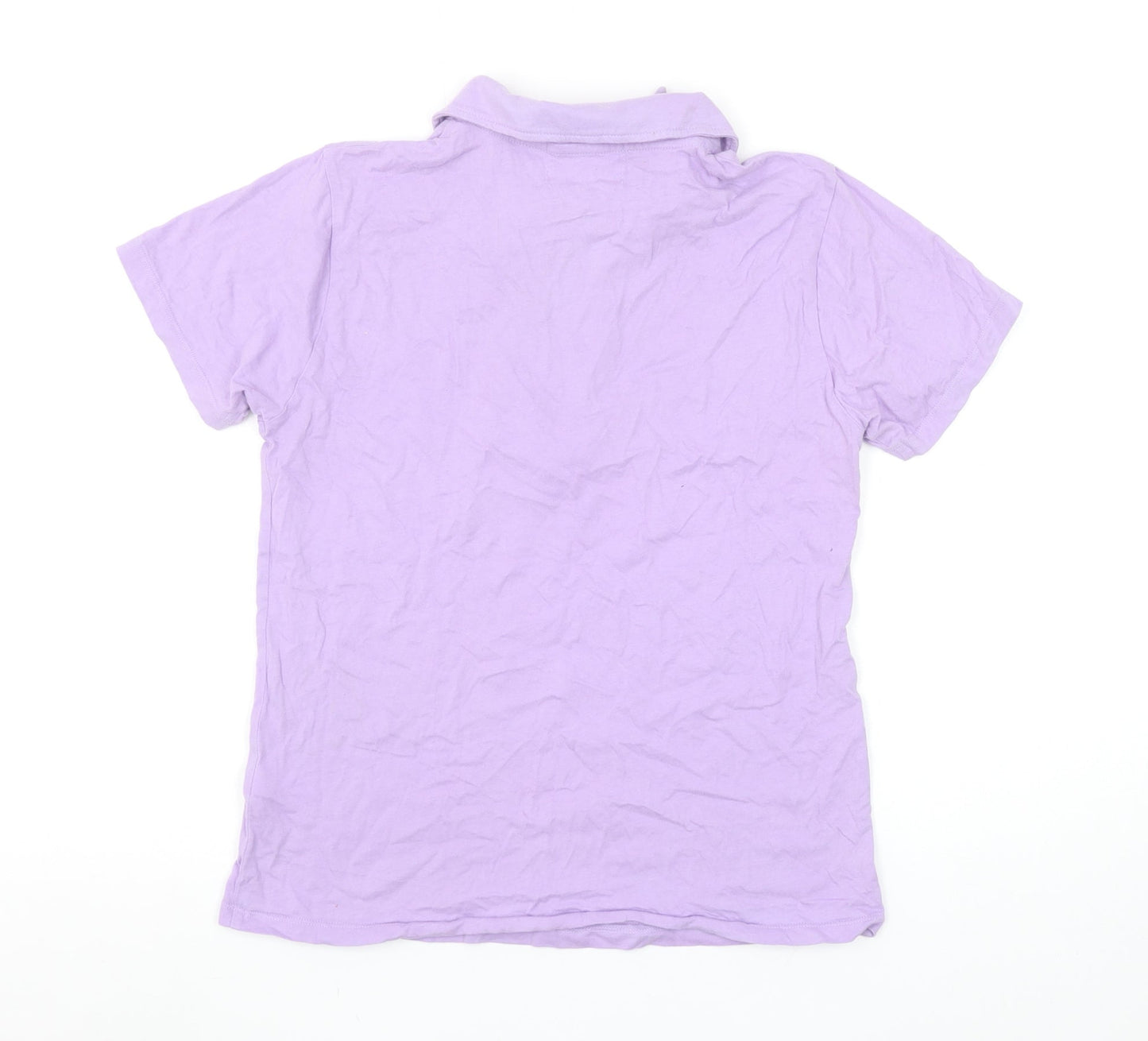 Womens UK Size S Saturday by Megan Ellaby Purple Basic Polo