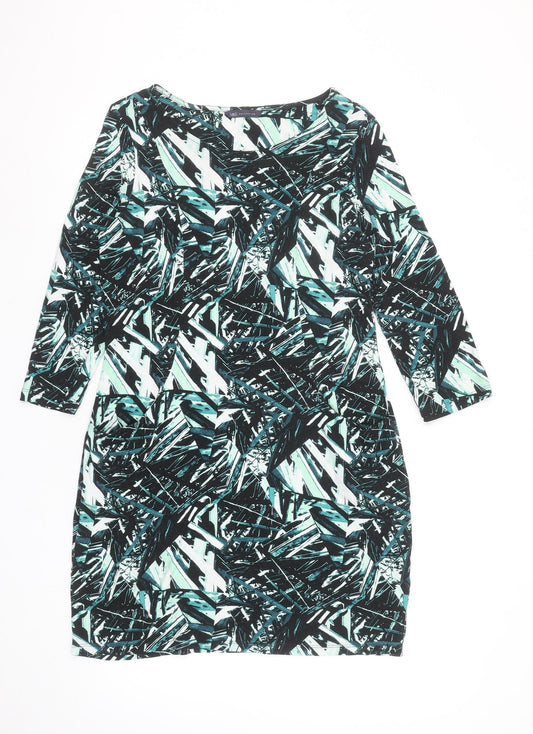 Marks and Spencer Women's Multicoloured Size 10 Shift Dress