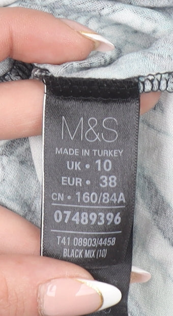 Womens UK Size 10 Marks and Spencer Shift Dress