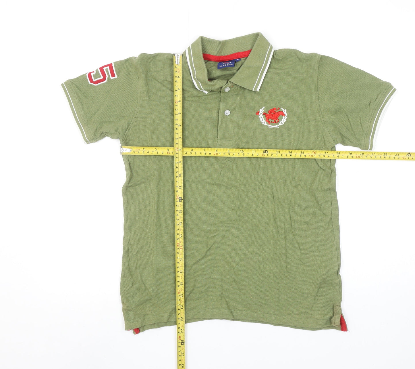 Mens UK Size M Classics 100% Cotton Polo Shirt
