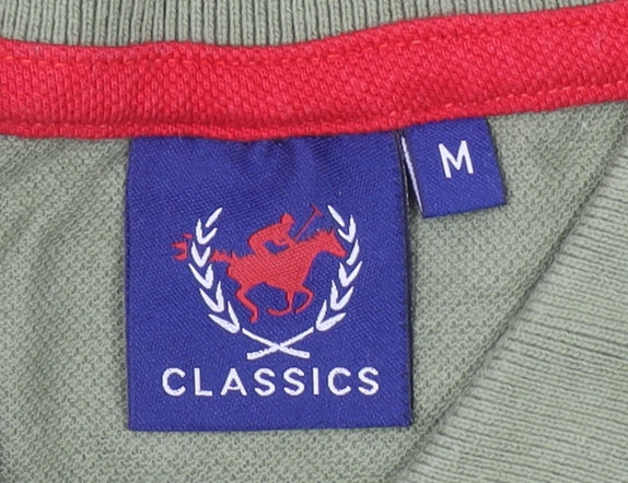 Mens UK Size M Classics 100% Cotton Polo Shirt