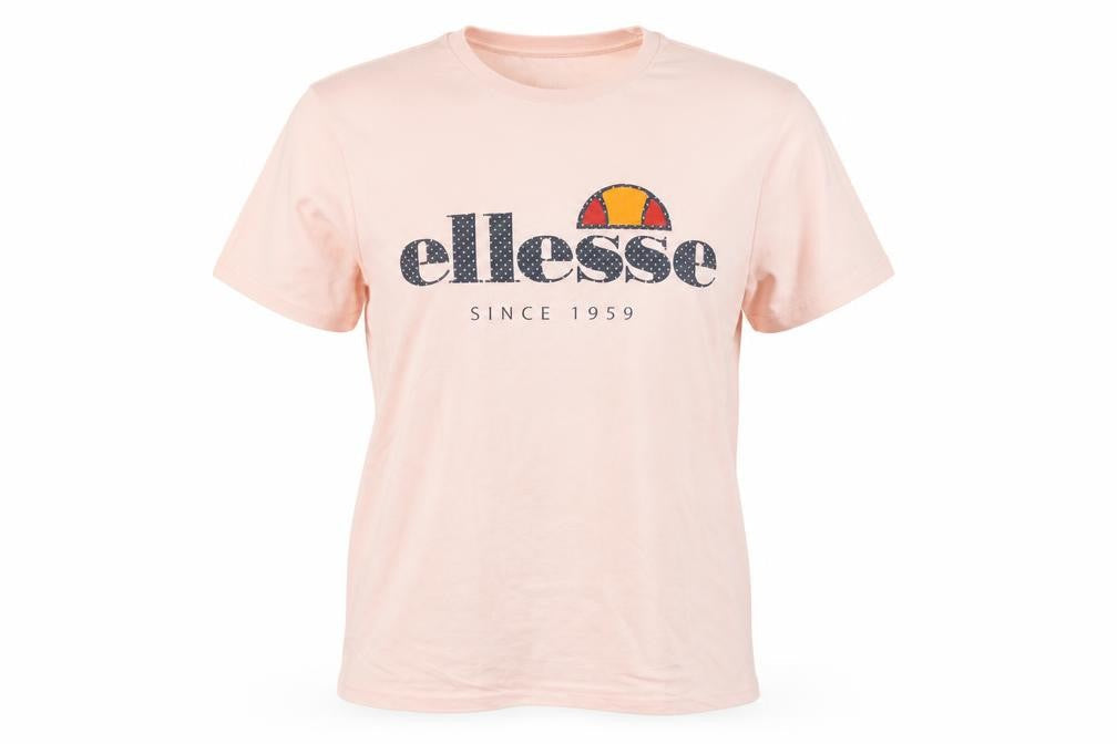 Womens UK Size L ellesse Pink Basic T-Shirt