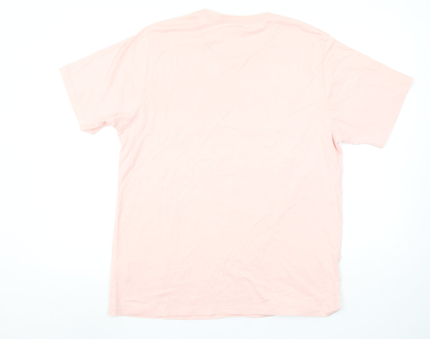 Ellesse Womens Pink Cotton Short Sleeve Logo T-Shirt L