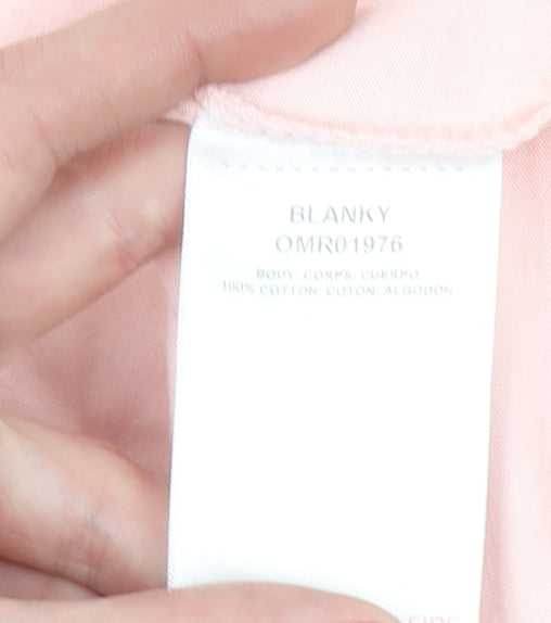 Ellesse Womens Pink Cotton Short Sleeve Logo T-Shirt L