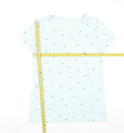 Womens UK Size S Gap Blue Basic T-Shirt
